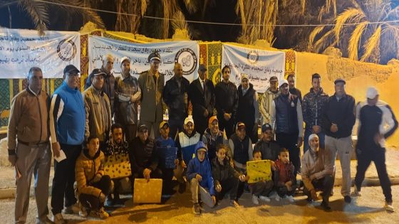 تنظيم مُحكم وحضور مكثف ضمن فعاليات الدوري الجهوي للكرة الحديدية بتنجداد + الصور