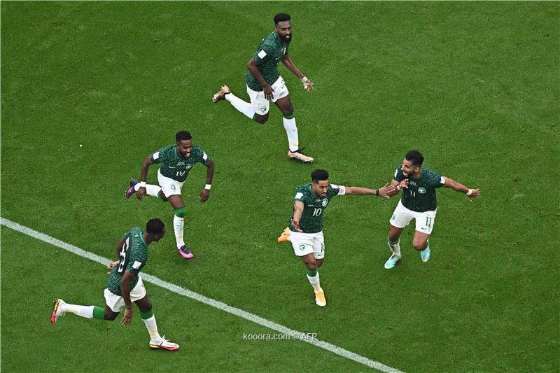 السعودية تكتب التاريخ بإسقاطها للأرجنتين ضمن منافسات كأس العالم + الصور