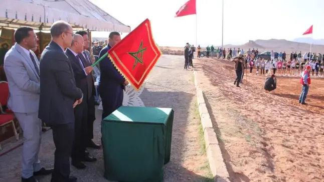 تنظيم البطولة الجهوية المدرسية للعدو الريفي بتنغير تخليدا لذكرى المسيرة الخضراء وعيد الاستقلال