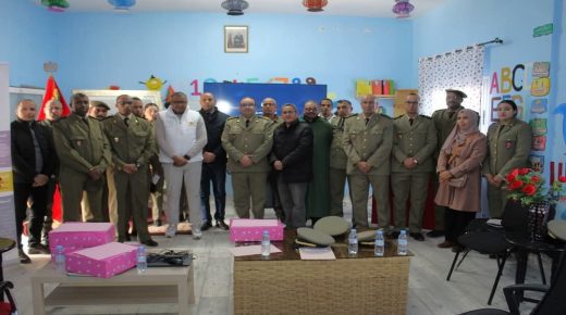 حــملة تحسيسية لفائدة عناصر القـــوات المــــساعدة بإقليم ورزازات